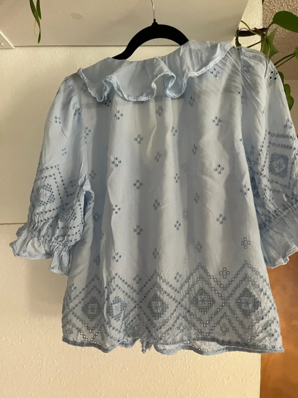 The Madewell Pin Tucked Ruffled Puff-Sleeve Top